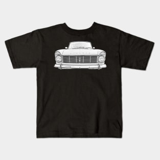 Hillman Super Minx 1960s classic car monochrome Kids T-Shirt